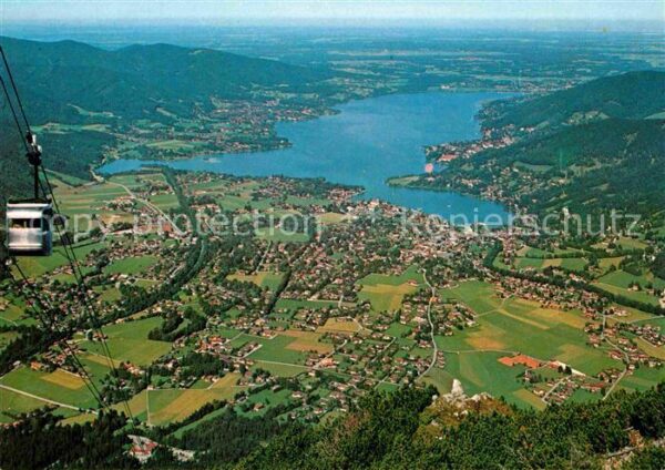 Rottach-Egern Fliegeraufnahme Tegernseer-Tal Gondelba