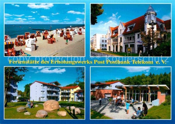 Kuehlungsborn Ostseebad Strand Ferienstätte Erholungswerk Post