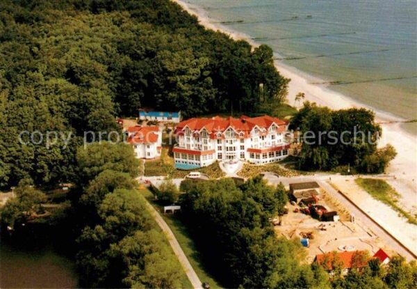 Koelpinsee Usedom Fliegeraufnahme Strandhotel Seerose Str