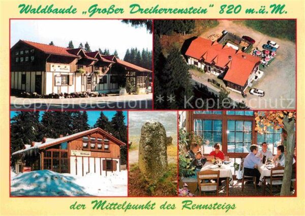 Frauenwald Thueringen Waldbaude Großer Dreiherrenstein