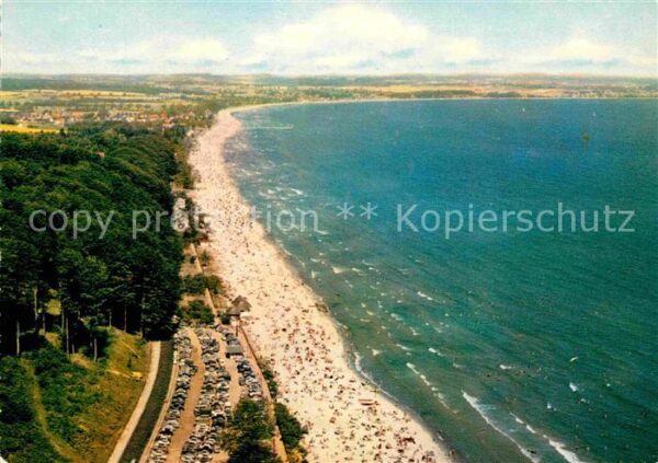 Timmendorfer Strand Fliegeraufnahme mit Strand