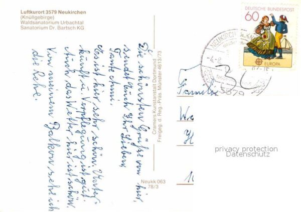 Neukirchen Knuellgebirge Fliegeraufnahme Waldsanatorium Urbachta – Bild 2