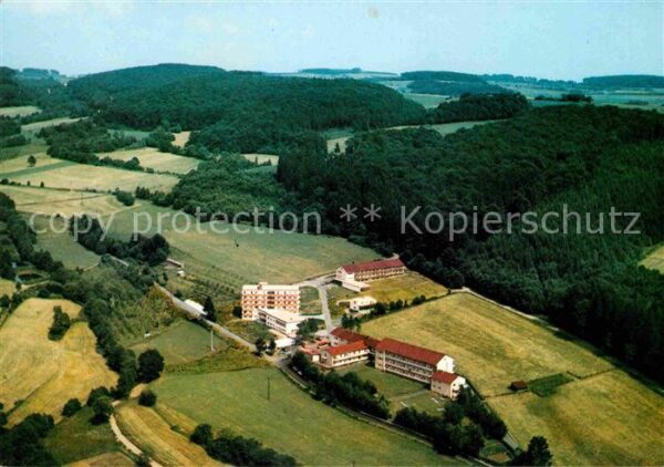 Neukirchen Knuellgebirge Fliegeraufnahme Waldsanatorium Urbachta