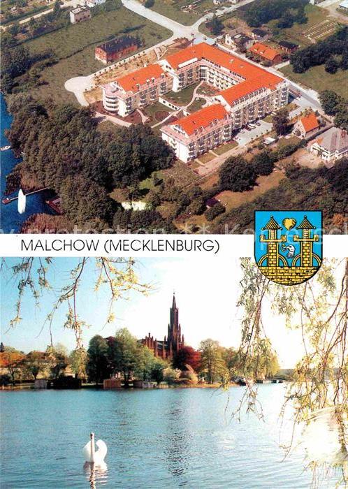 Malchow Fliegeraufnahme Klosterkirche Klinik-Ma