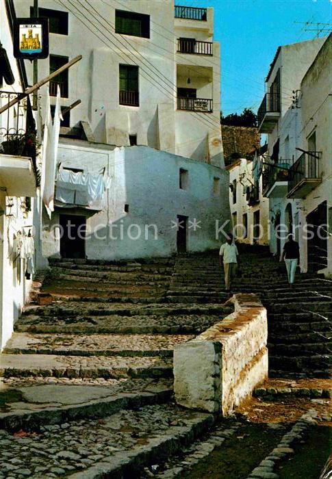 Ibiza Islas Baleares Calle tipica