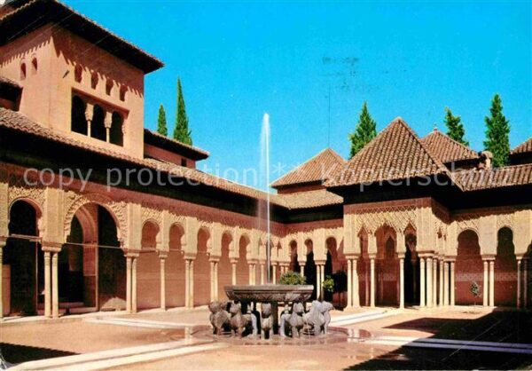 Granada Andalucia Alhambra Patio de los Leones