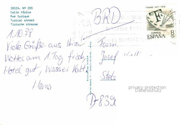 Ibiza Islas Baleares Calle tipica – Bild 2