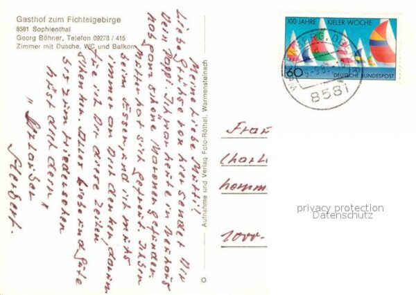 Sophienthal Oberfranken Gasthaus Zum Fichtelgebirge – Bild 2