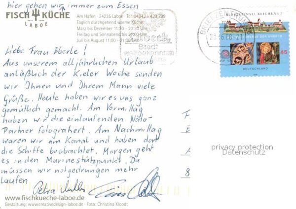 Laboe Fischküche Boote – Bild 2