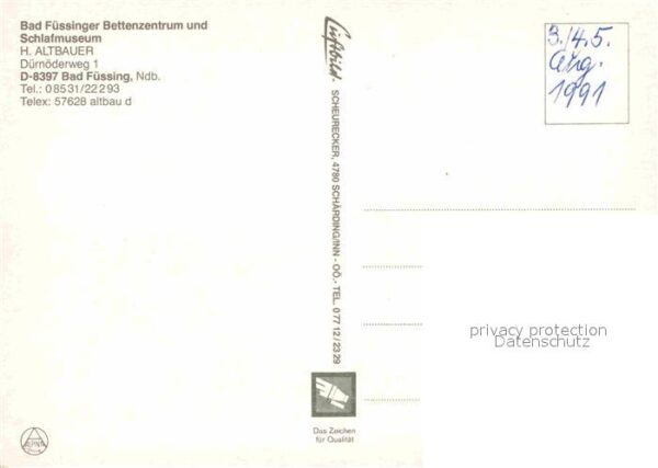 Bad Fuessing Bettenzentrum Schlafmuseum – Bild 2