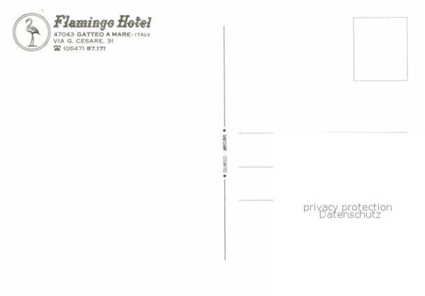 Gatteo Mare Strand und Flamingo-Hotel – Bild 2