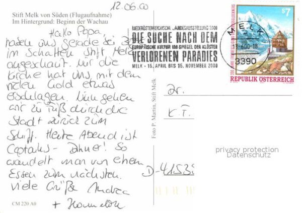 Melk Donau Fliegeraufnahme Stift Wachau – Bild 2