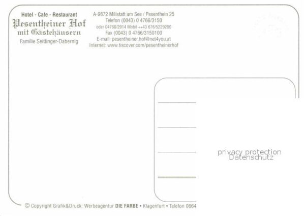 Millstatt Millstaettersee Hotel Cafe Pesenheimer Hof – Bild 2