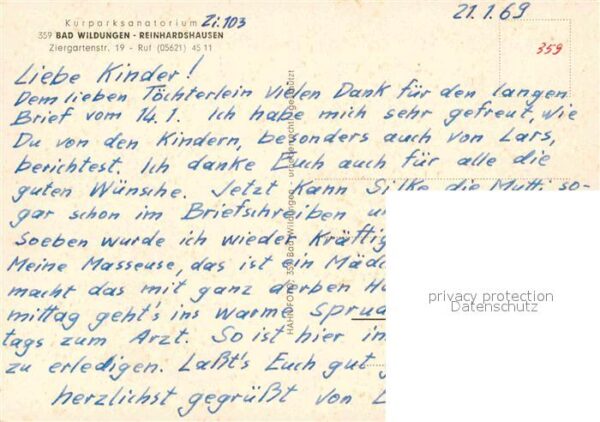 Bad Wildungen Reinhardshausen Kurparksanatorium – Bild 2