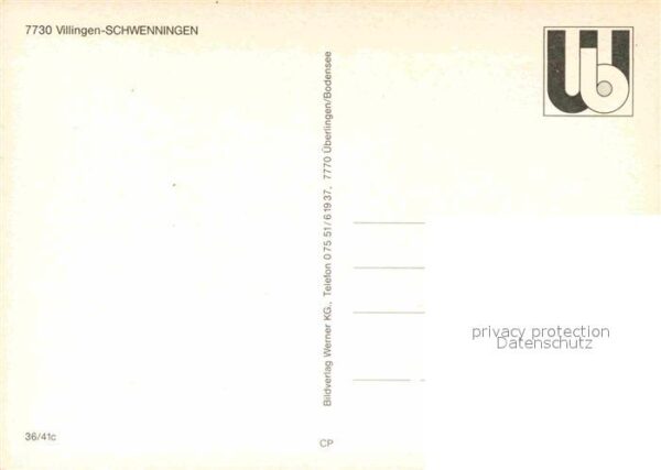 Villingen-Schwenningen Ortspartie mit Kirche – Bild 2