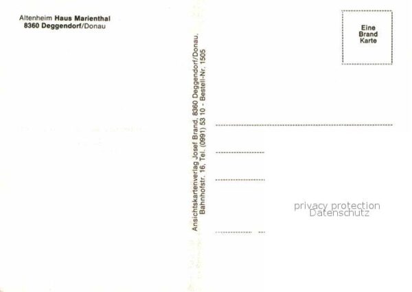 Deggendorf Donau Altenheim Haus Marienthal – Bild 2