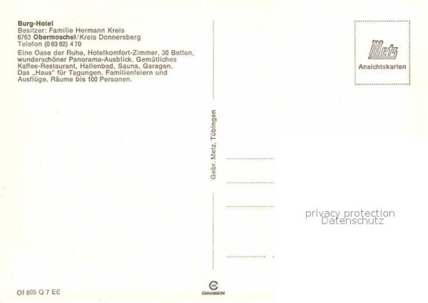 Obermoschel Burg-Hotel – Bild 2