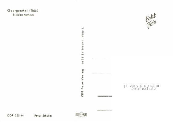 Georgenthal Gotha Blinden-Kurheim – Bild 2