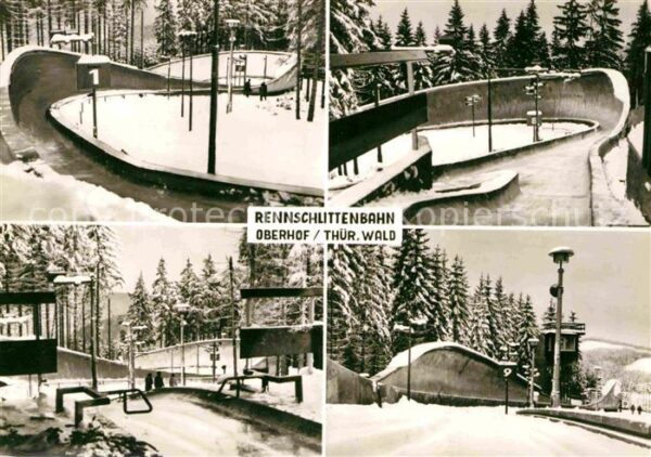 Oberhof Thueringen Rennschlittenbahn