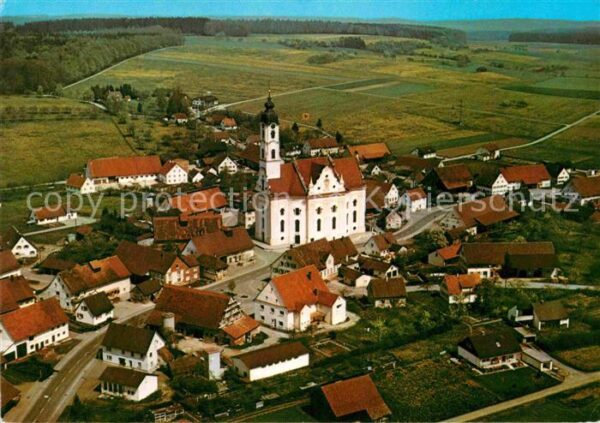 Bad Schussenried Fliegeraufnahme mit Kirche