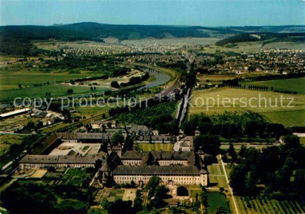 Hoexter Weser Fliegeraufnahme Kloster Corvey