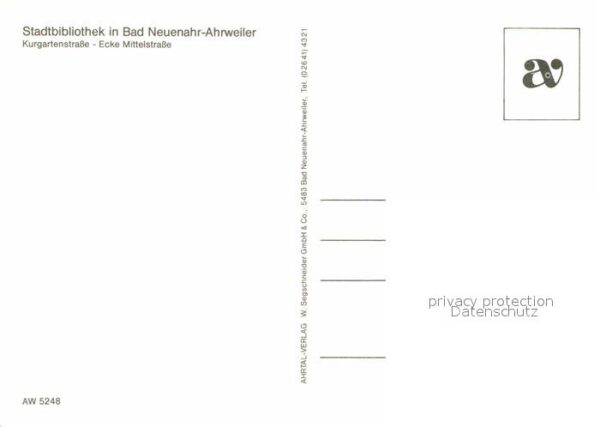 Bad Neuenahr-Ahrweiler Stadtbibliothek Kurgartenstrasse – Bild 2