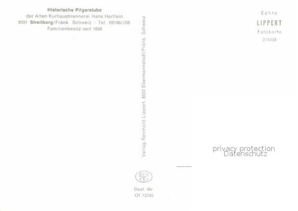 Streitberg Oberfranken Streitburg Ruine-Neideck Pilgerstube – Bild 2