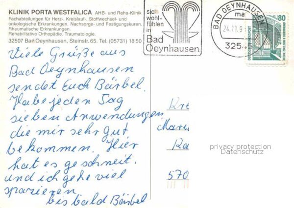 Bad Oeynhausen Klinik Porta Westfalica Schwimmbad Turn – Bild 2