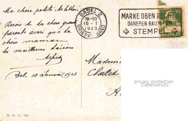 Kinder Child Enfants Goldelse Künstlerkarte – Bild 2