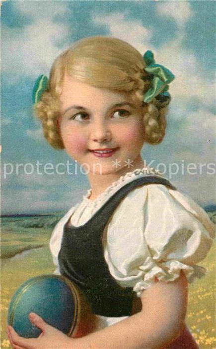 Kinder Child Enfants Mädchen Tracht Ball