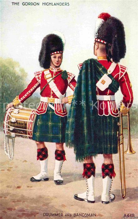 Leibgarde Wache Gordon Highlanders Drummer and Bandsman