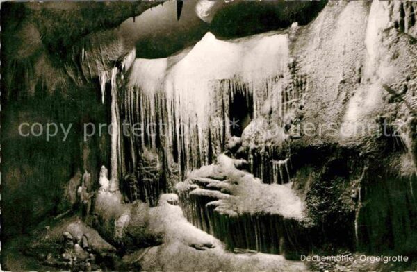 Hoehlen Caves Grottes Orgelgrotte Dechenhöhle