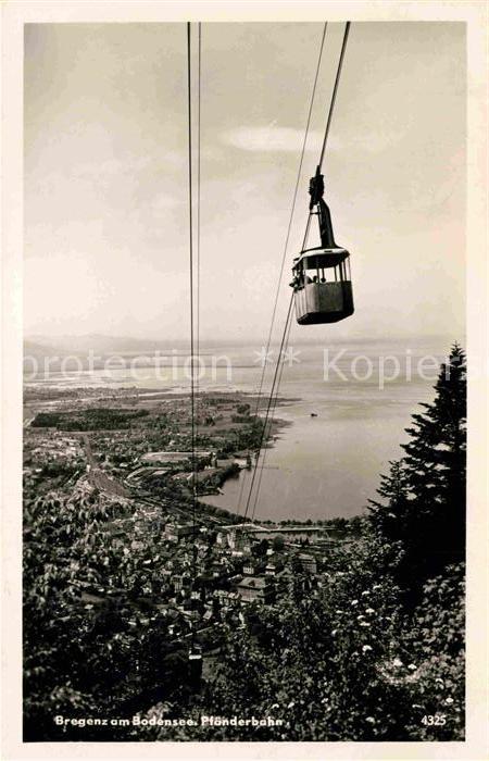 Seilbahn Pfänderbahn Bregenz Bodensee