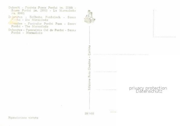 Seilbahn Funivia Passo Pordoi Dolomiti Marmolada – Bild 2