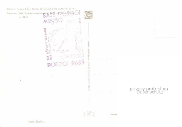 Seilbahn Funivia Sass Pordoi Cima Civetta Dolomi – Bild 2