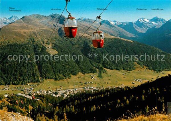 Seilbahn Schatzalp Strelapass Davos Jakobshorn H