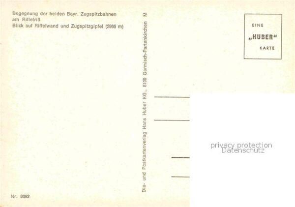 Zugspitzbahn Seilbahn Zahnradbahn Riffelriss Riffelw – Bild 2