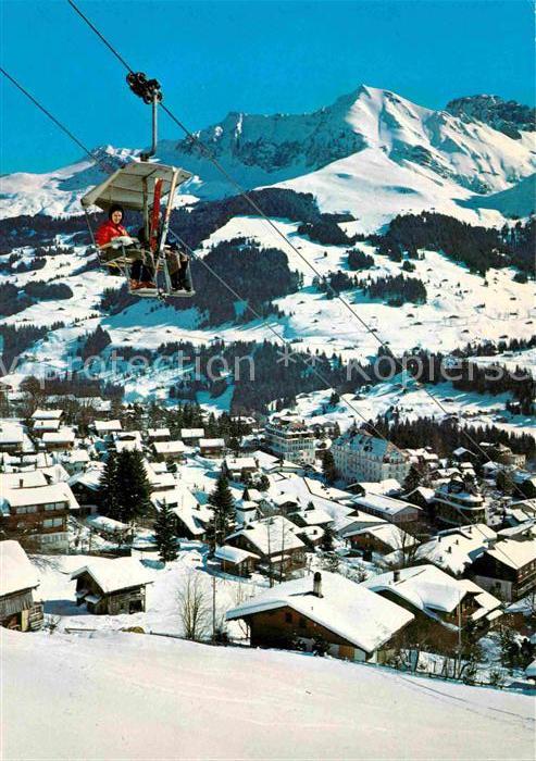 Sessellift Schwandfeldspitz Adelboden Bonderspitz