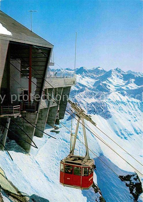 Seilbahn Parpaner Rothorn Gipfelstation Lenzerhe