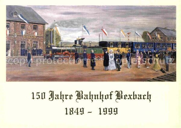Eisenbahn 150 Jahre Bahnhof Bexbach 1849-1999 Fra