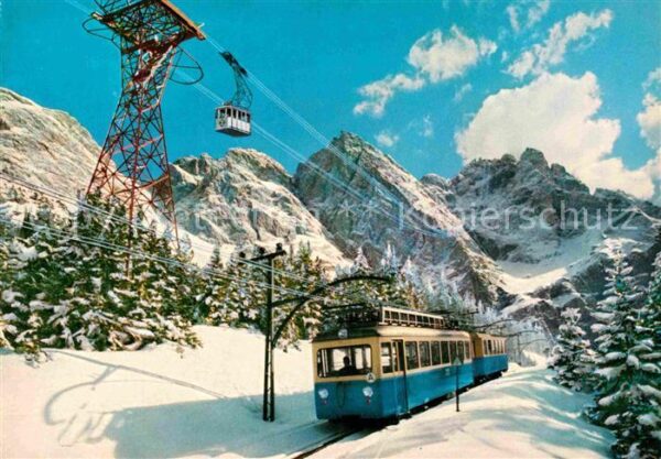 Zahnradbahn Bayerische Zugspitzbahn Seilbahn Riffel