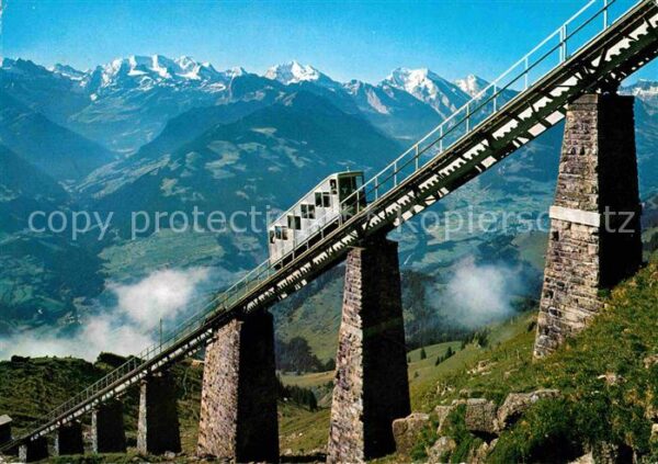 Zahnradbahn Niesenbahn Hegernalp-Viadukt Blümlisalp