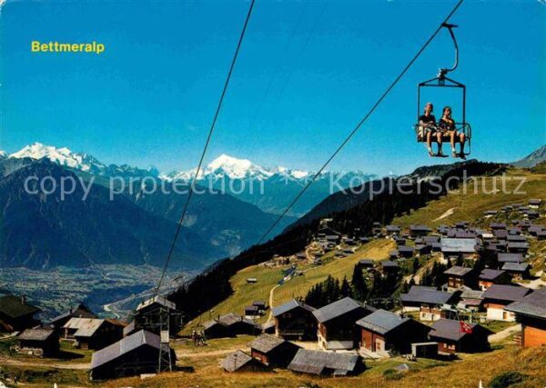 Sessellift Bettmerhorn Bettmeralp Mischabel Matter