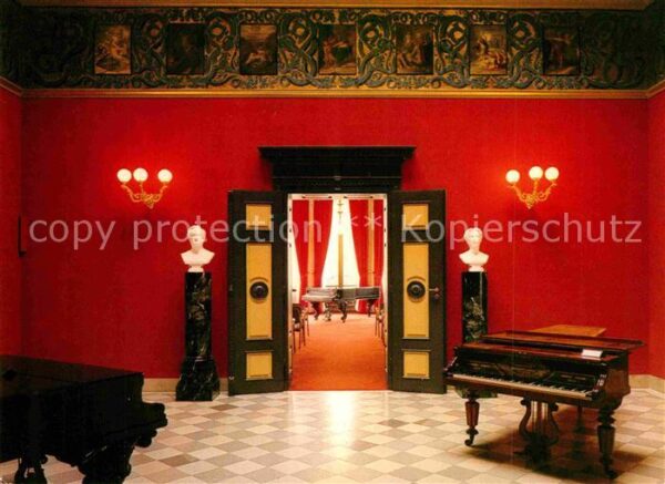 Wagner Richard Komponist Museum Haus Wahnfried Halle Klavier