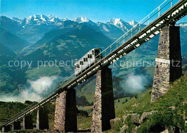 Zahnradbahn Niesenbahn Hegernalp-Viadukt Blümlisalp