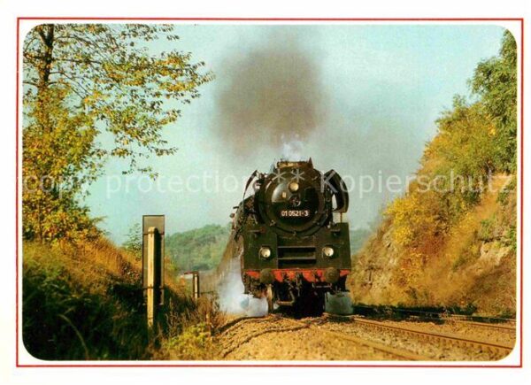 Lokomotive Lok 010521 zwischen Saalfeld und Unterw