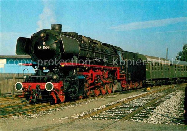Lokomotive 44 1558 Güterzug Deutsche Bahn Hamm