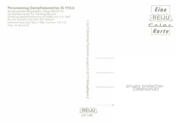 Lokomotive Personen-Dampflokomotive 35 1113-6 Bahn – Bild 2