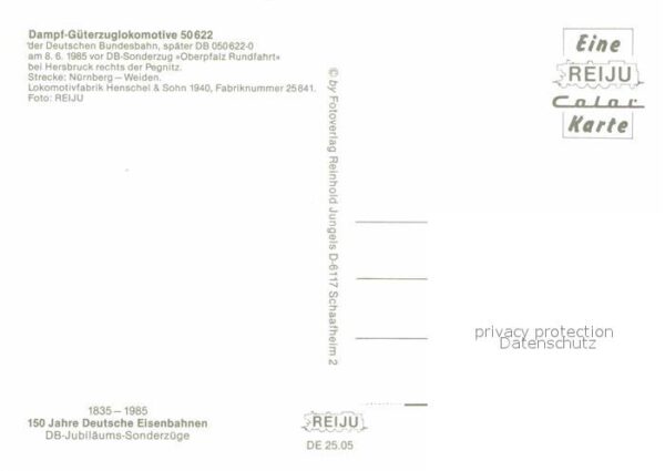 Lokomotive Dampf-Güterzuglokomotive 50 622 Hersbru – Bild 2