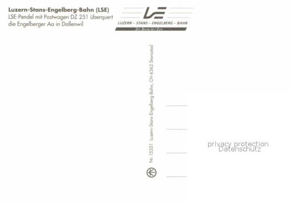Eisenbahn Luzern-Stans-Engelberg-Bahn Engelberger – Bild 2